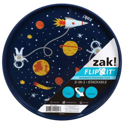 Zak  Space Pp Flipit Plate - 1 EA