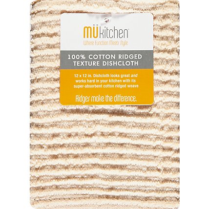 Mei E Cotton Ridged Cloth Oatmeal - EA - Image 2