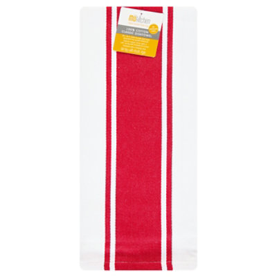 Mei E Classic Stripe Towel Crimson - EA - Image 3