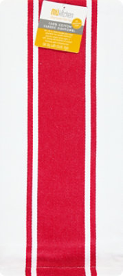 Mei E Classic Stripe Towel Crimson - EA - Image 2