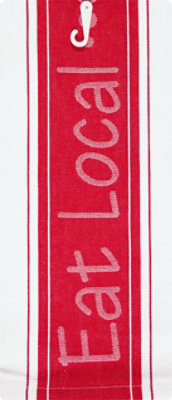 Mei E Jacquard Towel 20x30 Eat Local - EA - Image 4