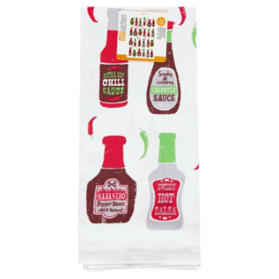 Mei En Print Towel Hot Sauce - EA