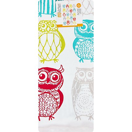 Mei E Designer Cotton Twl Happy Owls - EA - Image 1