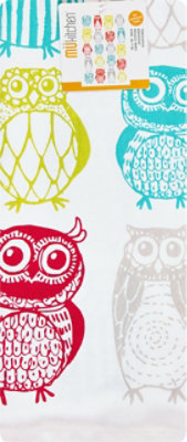 Mei E Designer Cotton Twl Happy Owls - EA - Image 1