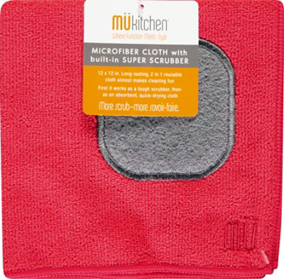 Mei E Cloth Microfiber 12x12 Red - EA - Image 2