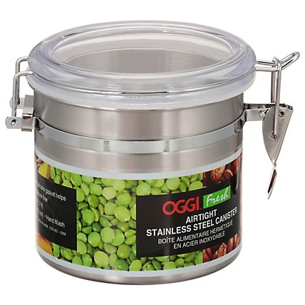 Ssteel Clamp Canister Clear Lid - EA - Image 2