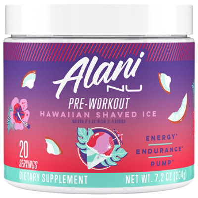 Alani Nu Pre-Workout Hawaiian Shaved Ice - 10.79 Oz - Image 3