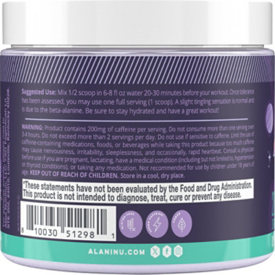 Aln Pre Workout 20srv Cosmic Stardust - 10.58 OZ - Image 5