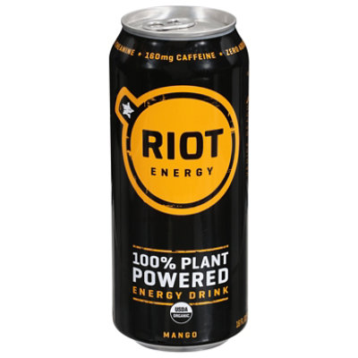 Riot Energy Drink Mango Riot Energy - 16 FZ - Image 3