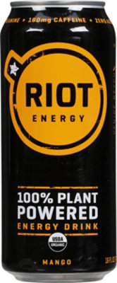 Riot Energy Drink Mango Riot Energy - 16 FZ - Image 2