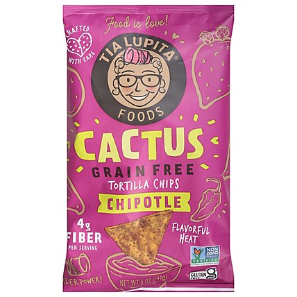 Tia Lupita Foods Chip Cactus Tortilla - 5 OZ - Image 1