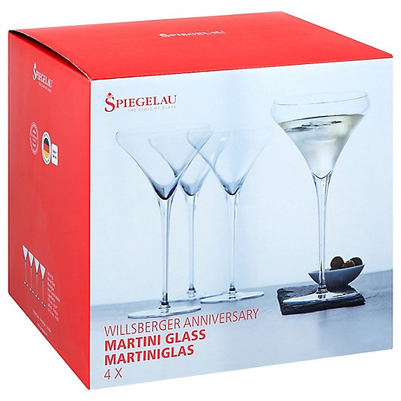 Spiegelau 9.2 Oz Willsberger Martini Glass Set Of 4 - 4 CT
