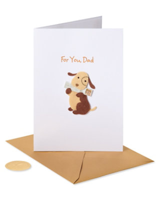 Papyrus Dog Bringing Newspaper Father's Day Card - Each - Image 3