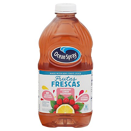Ocean Spray Frutas Frescas Cranberry Lemon Raspberry - 64 Fl. Oz. - Image 3