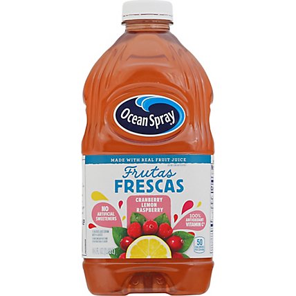 Ocean Spray Frutas Frescas Cranberry Lemon Raspberry - 64 Fl. Oz. - Image 2