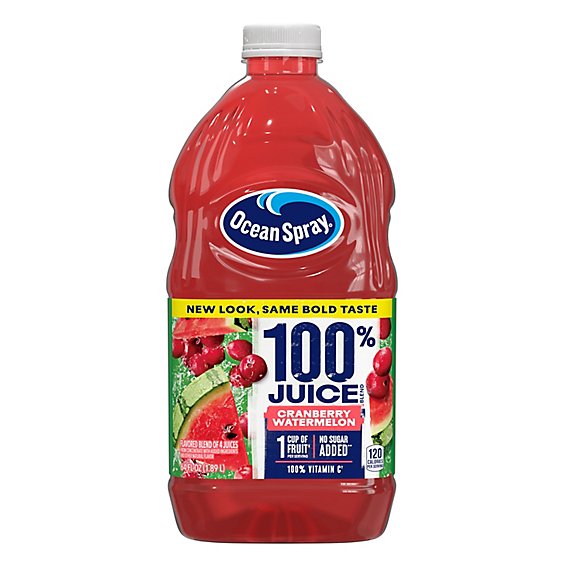 Ocean Spray 100% Cranberry Watermelon Juice - 64 Fl Oz
