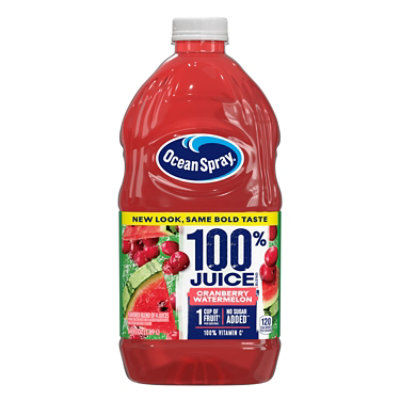 Ocean Spray 100% Cranberry Watermelon Juice - 64 Fl Oz - Image 1