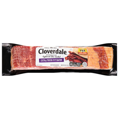 Cloverdale Bacon Applewood Smoked Thick Cut Bacon - 16 OZ - Image 3