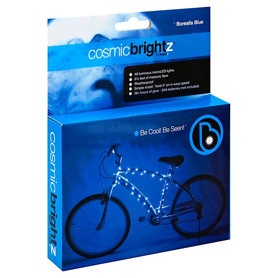 Cosmic Brightz Blue Led Bicycle Frame Light - EA