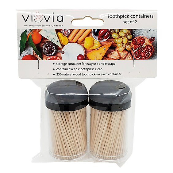Viovia Toothpick Containers 2pk - EA