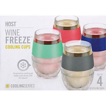 True Wine Freeze Cooling Cups 4pk By Host - EA - Image 2