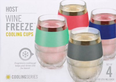 True Wine Freeze Cooling Cups 4pk By Host - EA - Image 2
