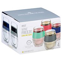 True Wine Freeze Cooling Cups 4pk By Host - EA - Image 1