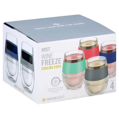 True Wine Freeze Cooling Cups 4pk By Host EA Haggen