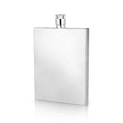 True Harrison Stainless Steel Slim Flask By Viski - EA