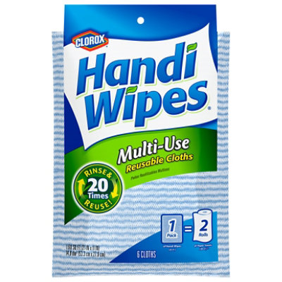 Clorox Handi Wipes Reusable Cloths - 6 CT - Image 3