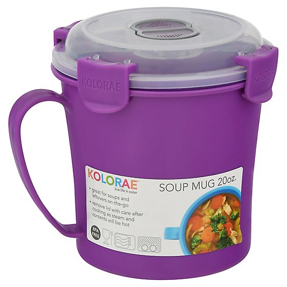 Kolorae Soup Mug 20oz Astd - EA