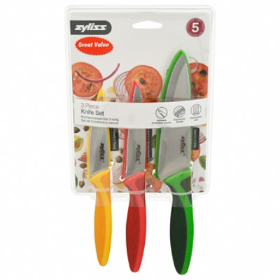 Zyliss 3pc Knife Set - EA - Image 1