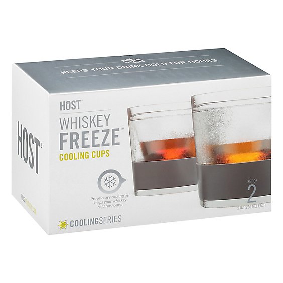 True Whiskey Freeze Cooling Cups 2pk By Host - EA