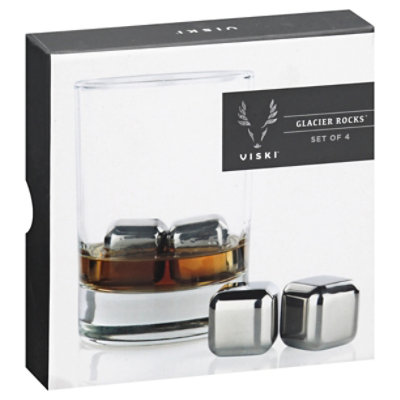 True Glacier Rocks Small Stainless Steel Cubes - EA