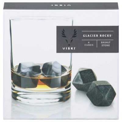 True Glacier Rocks Hexagonal Ice Cubes 4pk - EA