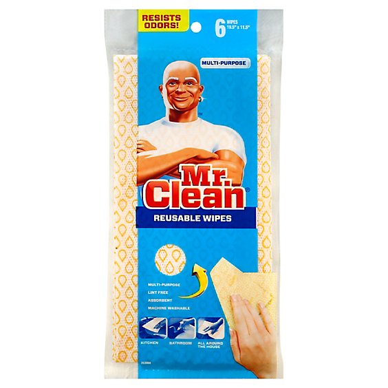 Mr Clean Reusable Wipes - EA
