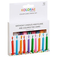 Kolorae Color Flame Birthday Candle Set - EA - Image 1