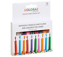 Kolorae Color Flame Birthday Candle Set - EA
