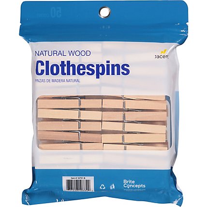 Wood Clothespins - EA - Image 4