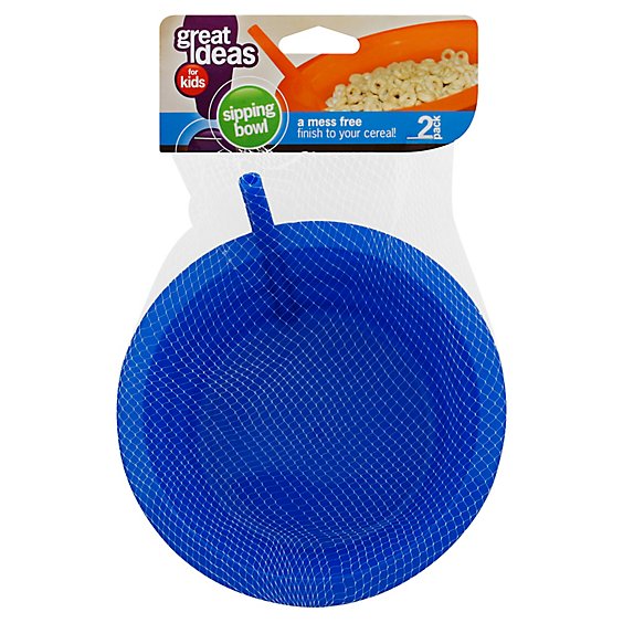 Cereal Sipping Bowl 2pk - EA
