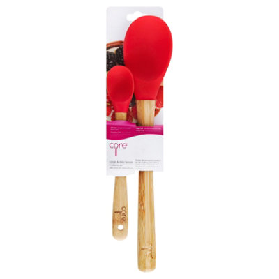 Bamboo & Silicone Spoon Set - EA - Image 1