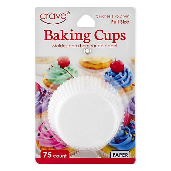 Baking Cups 75ct - EA