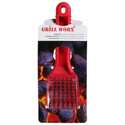 Grill Worx Barbecue Short Brush - EA - Image 3