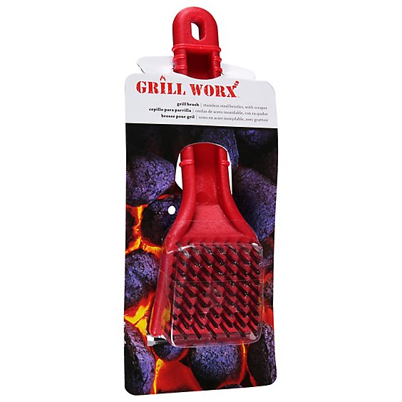 Grill Worx Barbecue Short Brush - EA