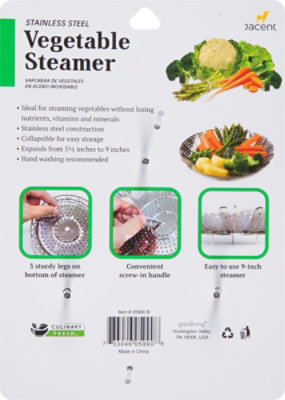 Stainless Steel Vegetable Steamer - EA - Image 4