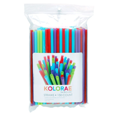 Kolorae Straws 150 Ct - EA