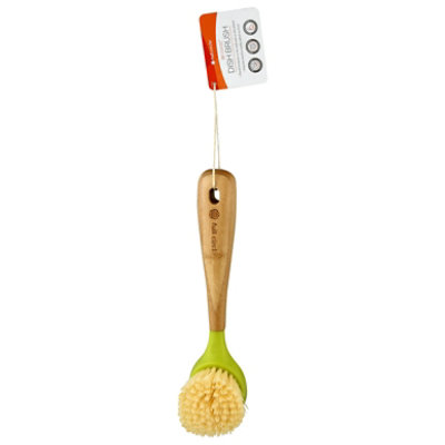 Dish Brush With Bamboo Handle - EA - Image 3