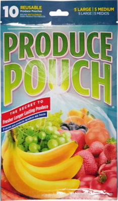 Produce Pouch 10pk - EA - Image 2
