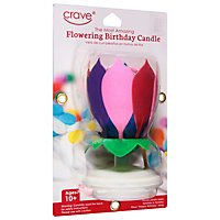 Flowering Birthday Candle - EA - Image 1