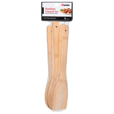 Good Living Bamboo Utensil Set 5pcs - EA - Image 3